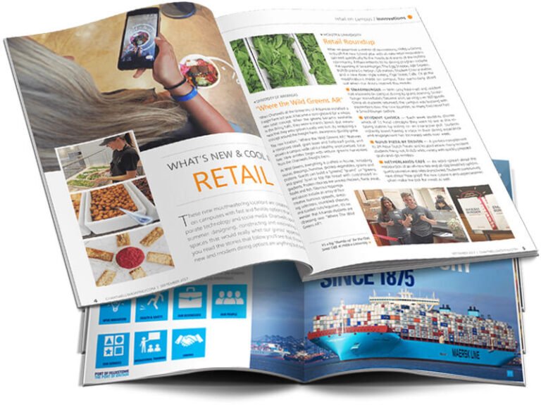 Impresión de revistas y folletos publicitarios